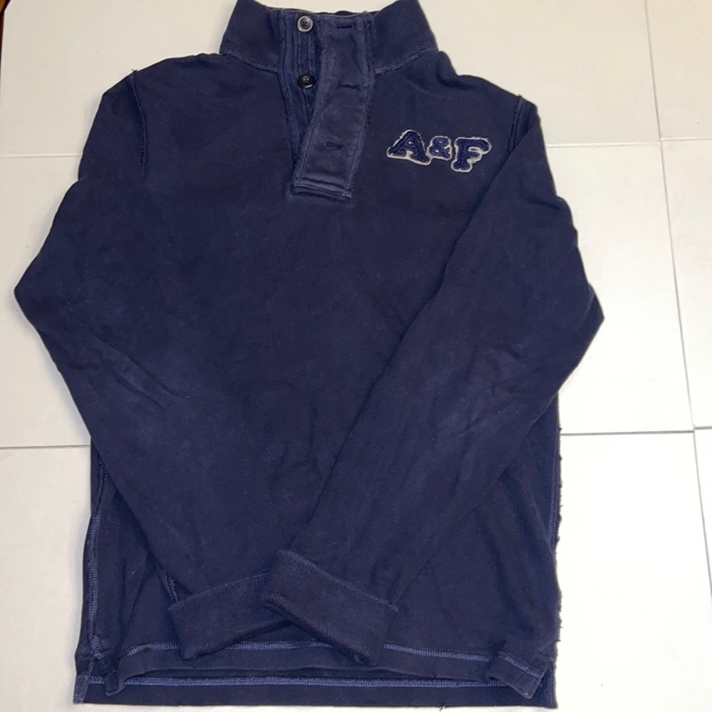 Vintage Abercrombie & Fitch men’s mock neck retro pullover
